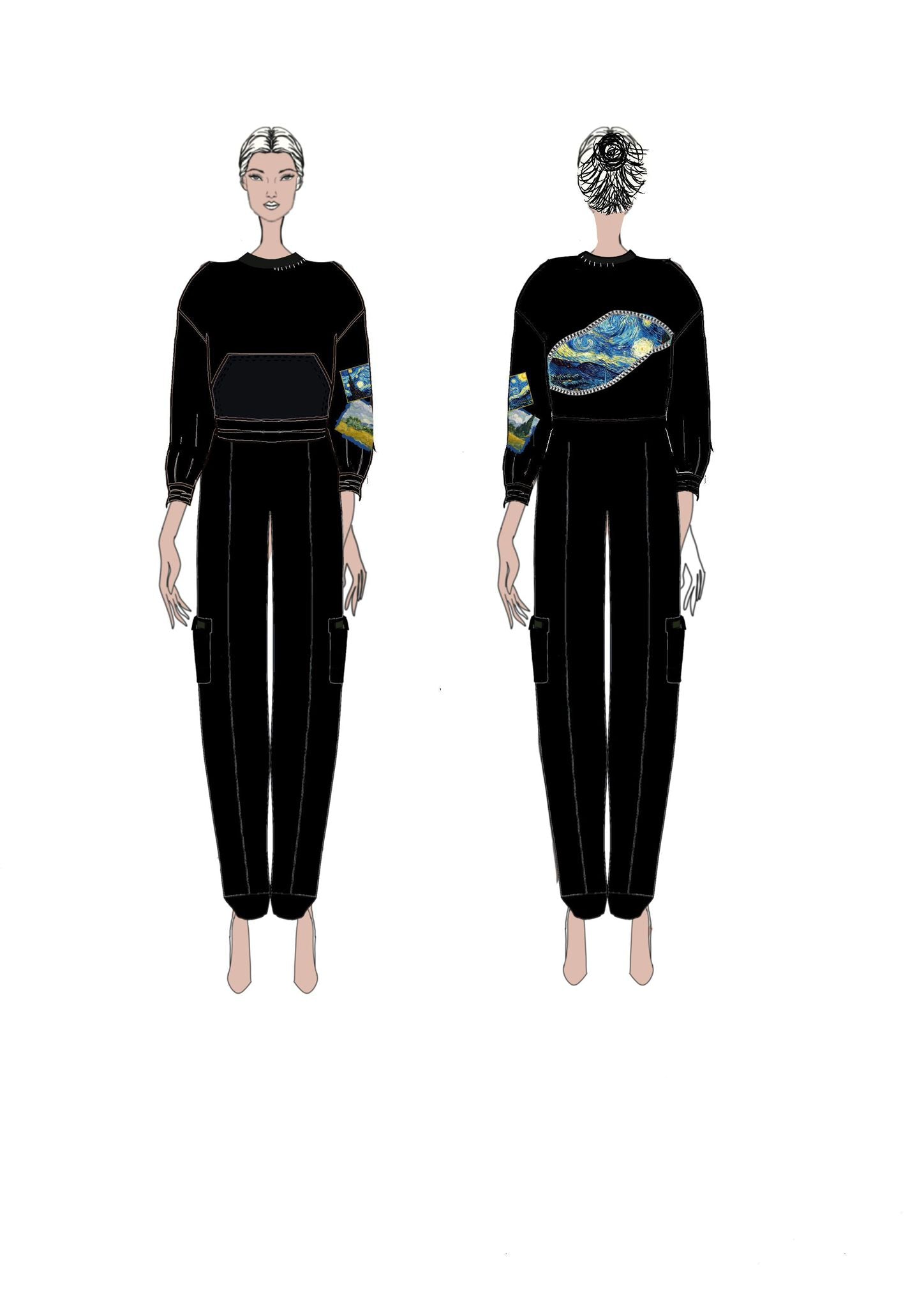 Starry Night Lounge Set