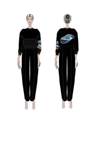 Starry Night Lounge Set