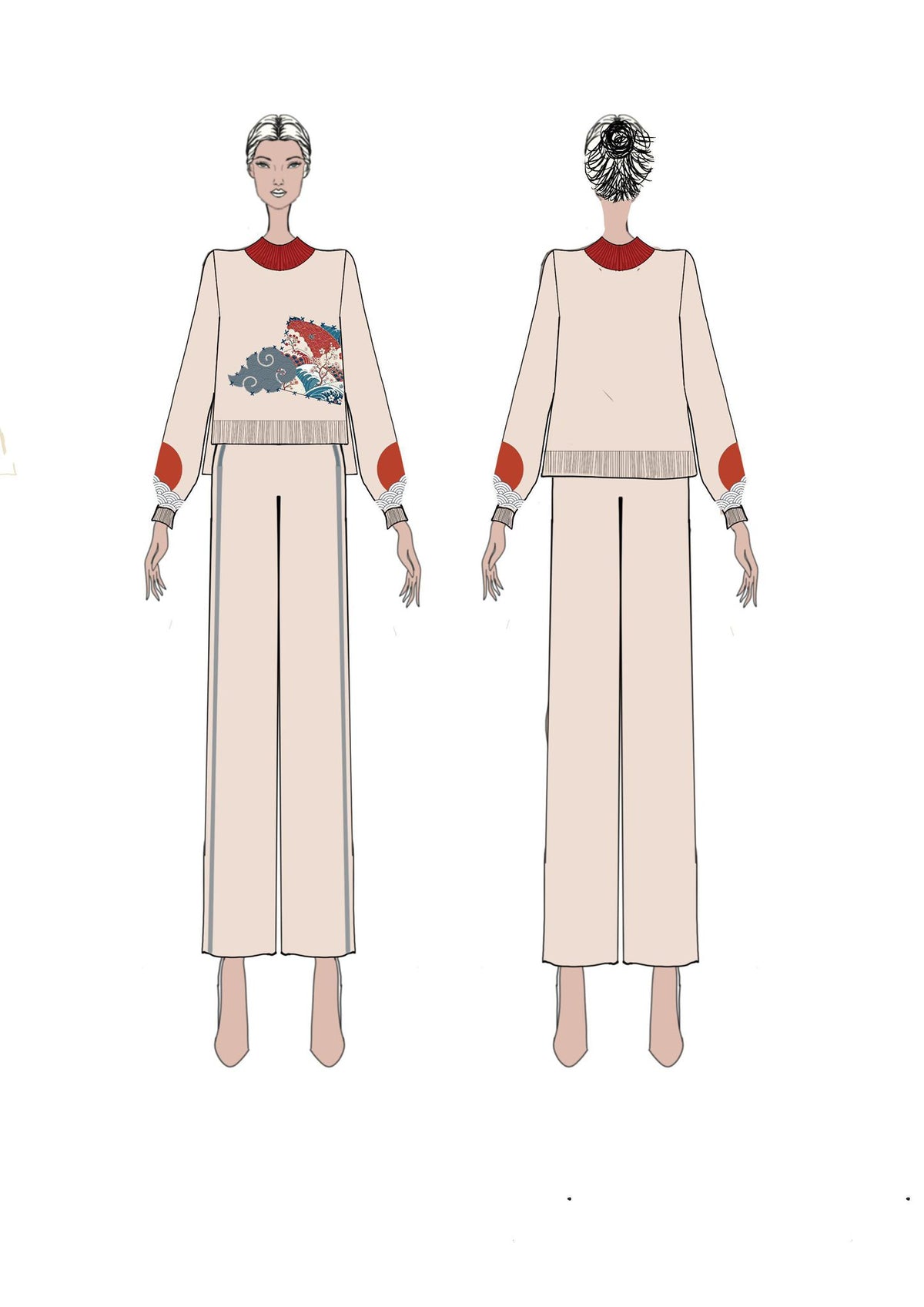 Serene Skies Lounge Set