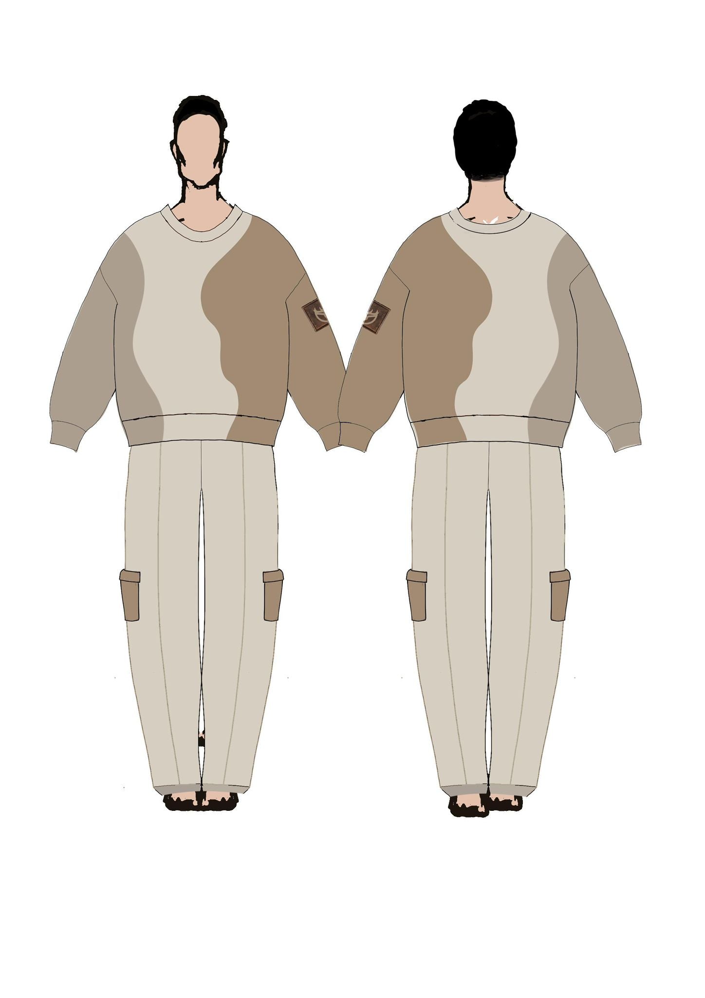 Abstract Earth Tracksuit